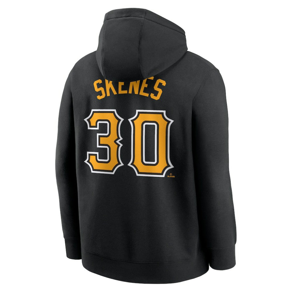 Paul Skenes Pittsburgh Pirates Nike Player Name & Number Club Fleece Pullover Hoodie - Black - Nike Sale