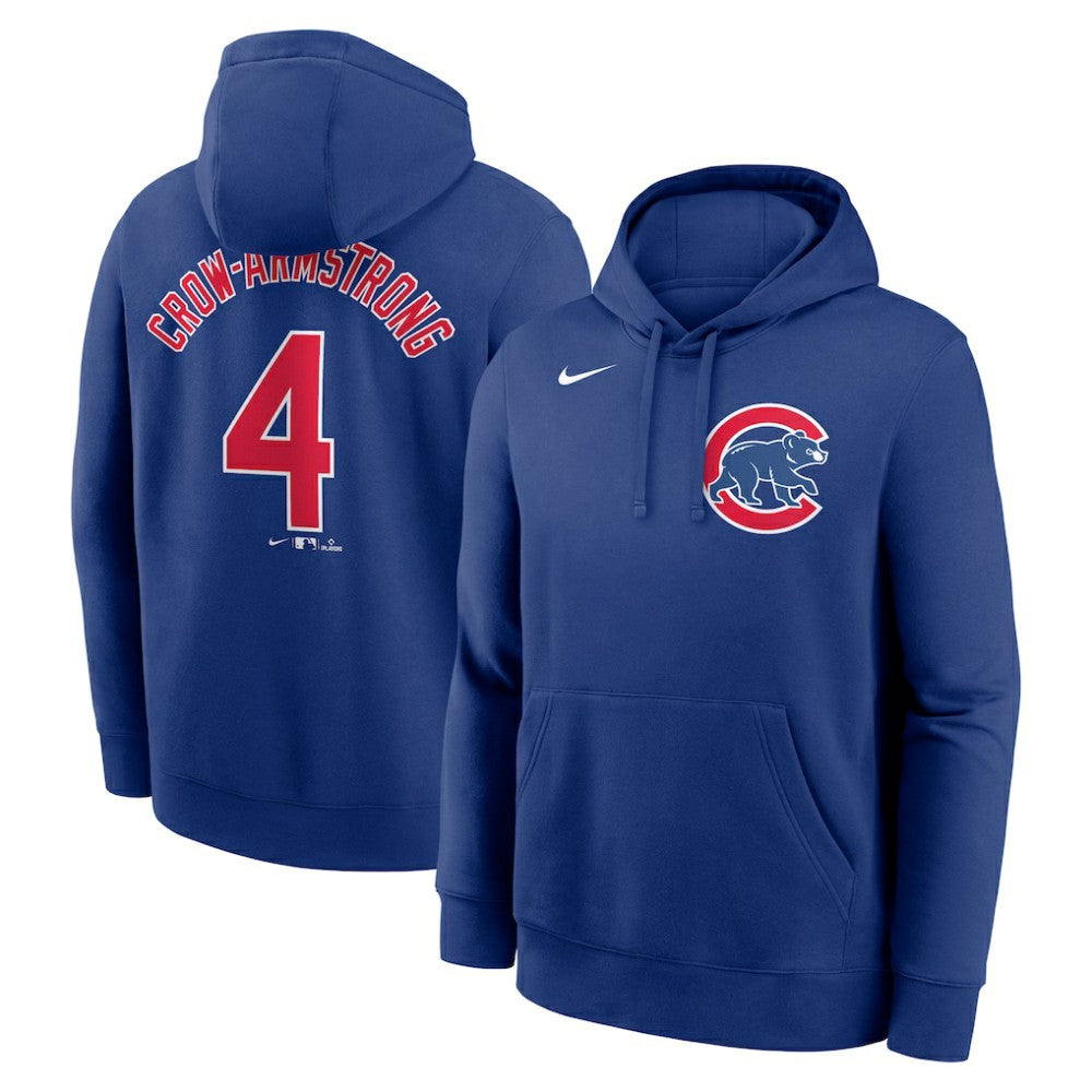 Pete Crow-Armstrong Chicago Cubs Nike Player Name & Number Club Fleece Pullover Hoodie - Royal - Nike Sale