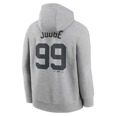 Aaron Judge New York Yankees Nike Player Name & Number Club Fleece Pullover Hoodie - Heather Gray - Nike Discount
