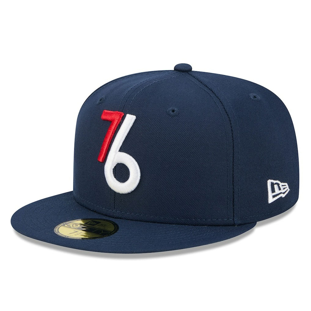 Philadelphia 76ers 2025/26 City Edition Alternate 59FIFTY Fitted Hat Navy | New Era