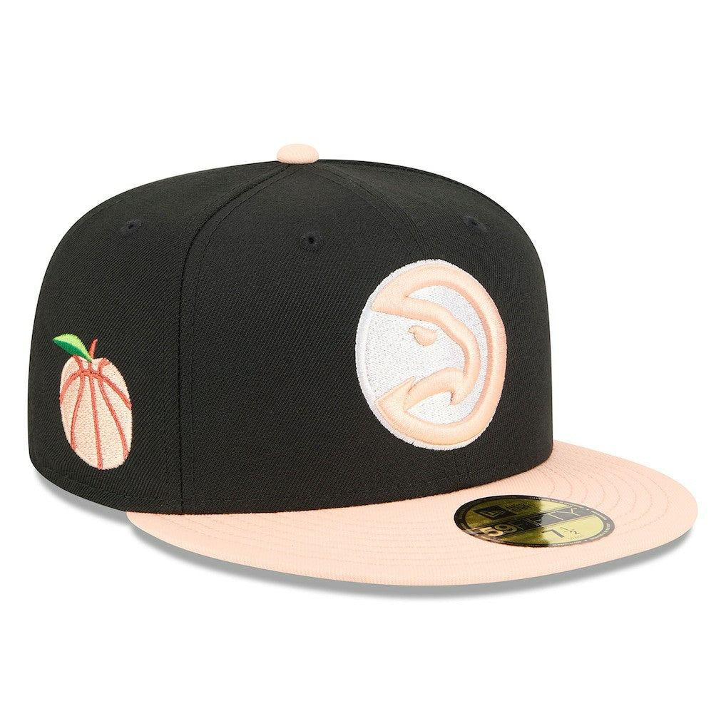 Atlanta Hawks 2025/26 City Edition Alternate 59FIFTY Fitted Hat Black | New Era for sale