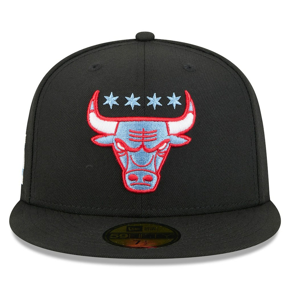 Chicago Bulls 2025/26 City Edition Alternate 59FIFTY Fitted Hat Black | New Era for sale
