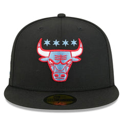 Chicago Bulls 2025/26 City Edition Alternate 59FIFTY Fitted Hat Black | New Era for sale