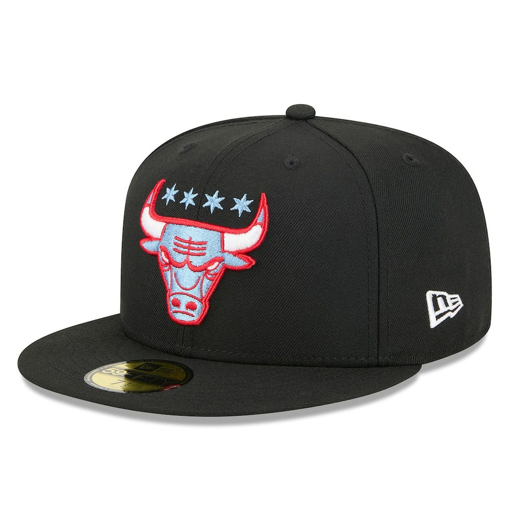 Chicago Bulls 2025/26 City Edition Alternate 59FIFTY Fitted Hat Black | New Era for sale