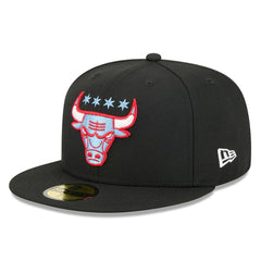 Chicago Bulls 2025/26 City Edition Alternate 59FIFTY Fitted Hat Black | New Era for sale