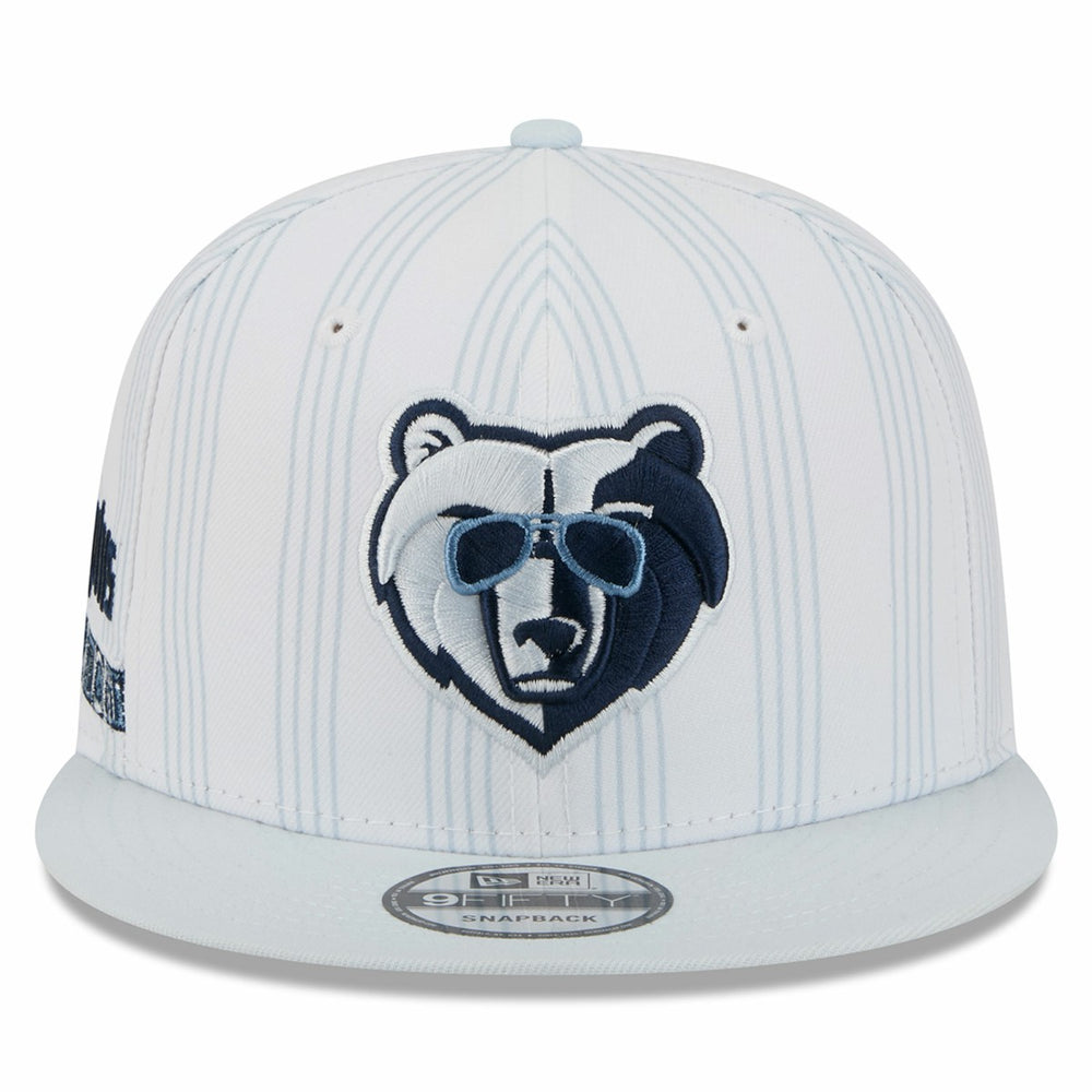 Memphis Grizzlies 2025/26 City Edition Alternate 9FIFTY Snapback Hat White | New Era US