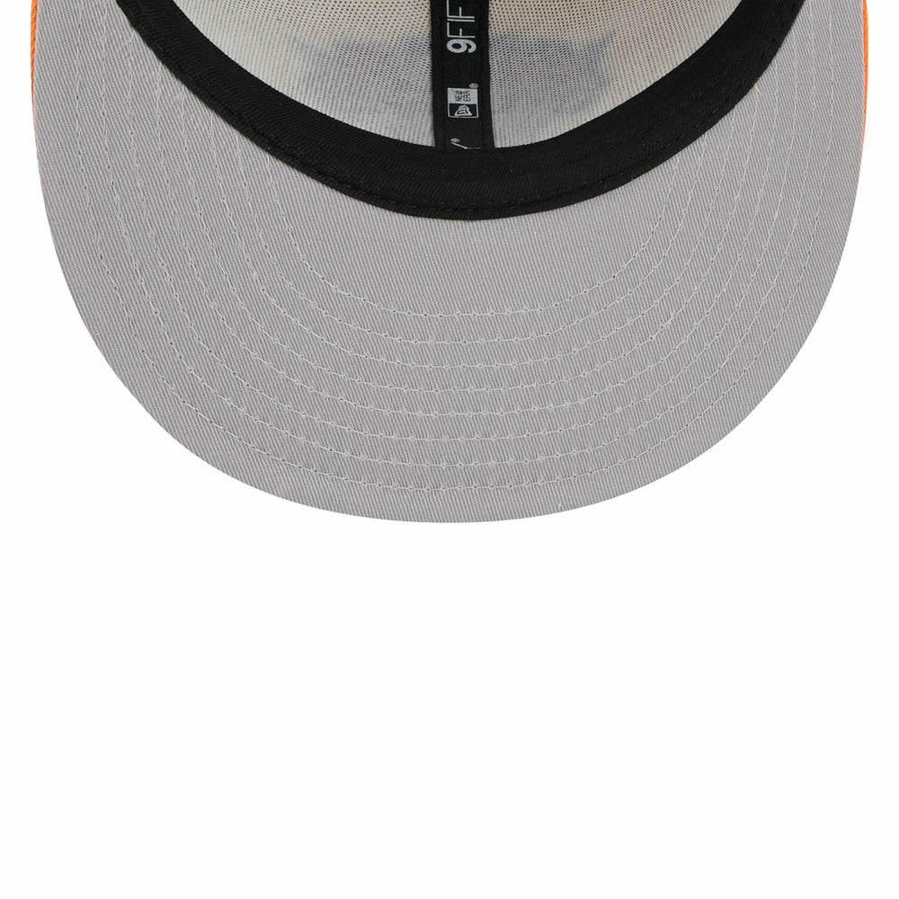 New York Knicks 2025/26 City Edition Alternate 9FIFTY Snapback Hat Cream | New Era US