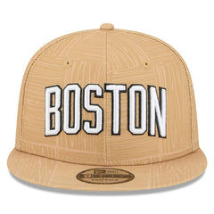Boston Celtics 2025/26 City Edition Alternate 9FIFTY Snapback Hat Gold | New Era for sale