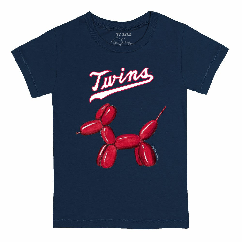 Minnesota Twins Tiny Turnip Youth Balloon Dog T-Shirt - Navy - MLB Lifestyle