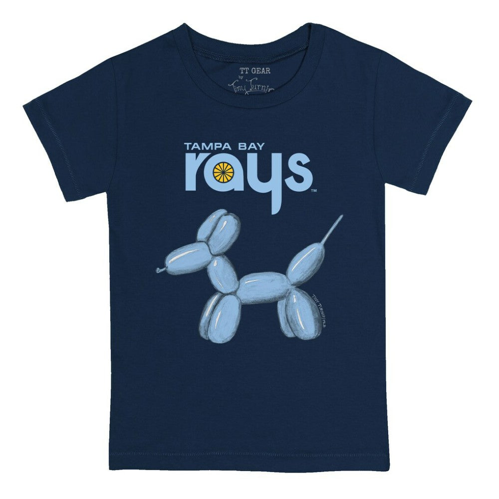 Tampa Bay Rays Tiny Turnip Youth Balloon Dog T-Shirt - Navy - MLB Lifestyle