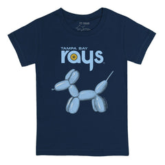 Tampa Bay Rays Tiny Turnip Youth Balloon Dog T-Shirt - Navy - MLB Lifestyle