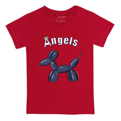 Los Angeles Angels Tiny Turnip Youth Balloon Dog T-Shirt - Red - MLB Online