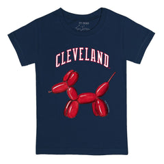 Cleveland Guardians Tiny Turnip Youth Balloon Dog T-Shirt - Navy - MLB on Sale