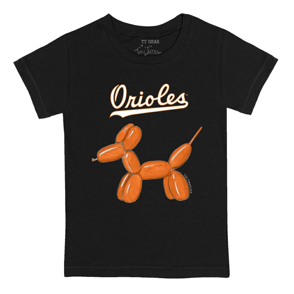 Baltimore Orioles Tiny Turnip Youth Balloon Dog T-Shirt - Black - MLB Online
