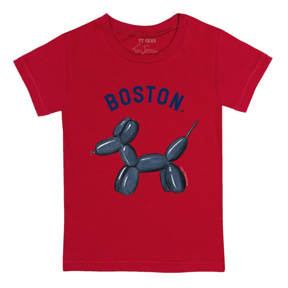 Boston Red Sox Tiny Turnip Youth Balloon Dog T-Shirt - Red - MLB Discount