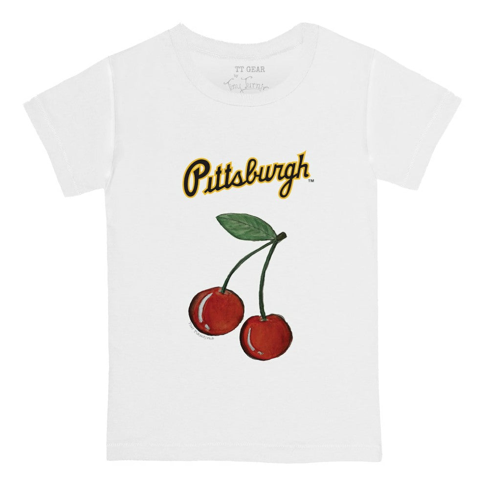 Pittsburgh Pirates Tiny Turnip  Youth Cherries T-Shirt - White - MLB on Sale
