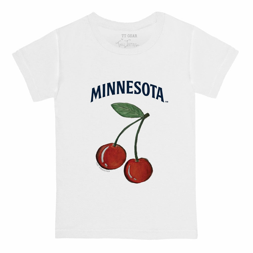 Minnesota Twins Tiny Turnip  Youth Cherries T-Shirt - White - MLB Online