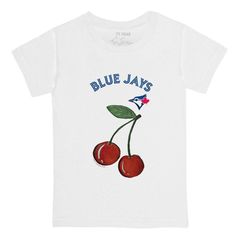 Toronto Blue Jays Tiny Turnip  Youth Cherries T-Shirt - White - MLB Discount