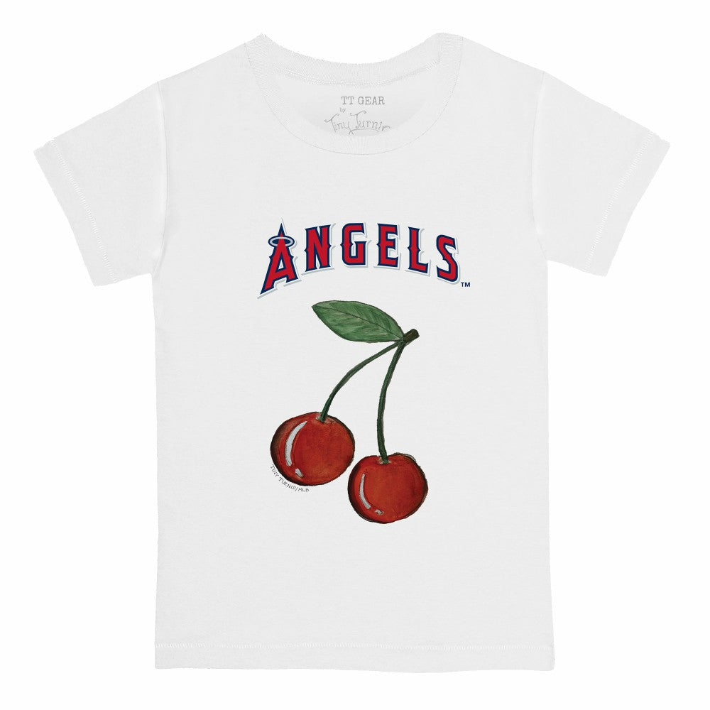 Los Angeles Angels Tiny Turnip  Youth Cherries T-Shirt - White - MLB on Sale