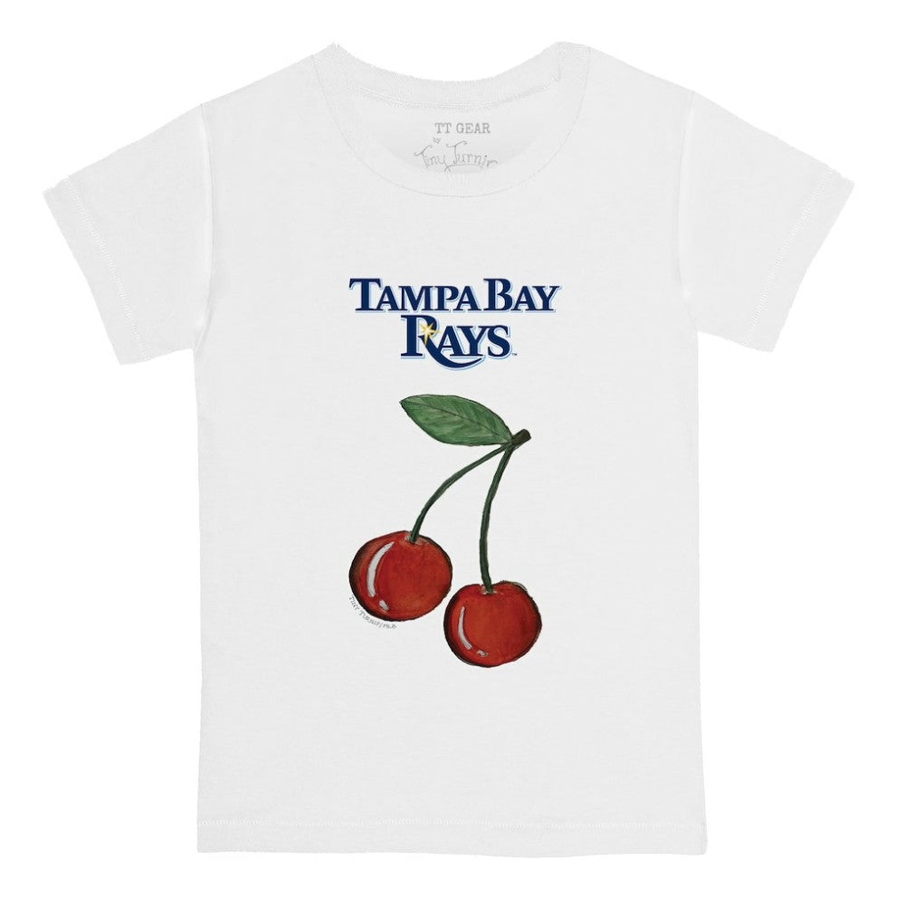 Tampa Bay Rays Tiny Turnip  Youth Cherries T-Shirt - White - MLB Discount