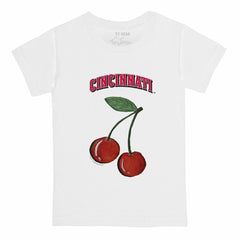 Cincinnati Reds Tiny Turnip  Youth Cherries T-Shirt - White - MLB on Sale