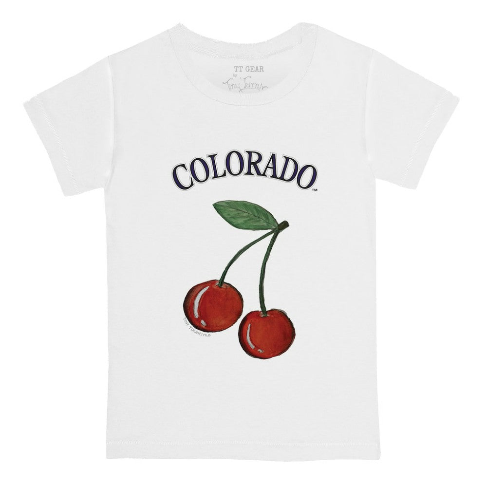 Colorado Rockies Tiny Turnip  Youth Cherries T-Shirt - White - MLB Online
