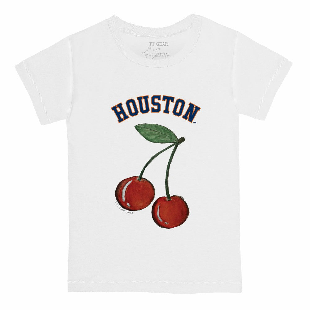 Houston Astros Tiny Turnip  Youth Cherries T-Shirt - White - MLB on Sale