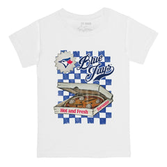 Toronto Blue Jays Tiny Turnip Youth Pizza T-Shirt - White - MLB Online