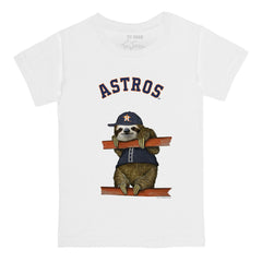 Houston Astros Tiny Turnip Youth Sloth T-Shirt - White - MLB Sale