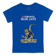 Toronto Blue Jays Tiny Turnip Youth Velociraptor T-Shirt - Royal - MLB Lifestyle