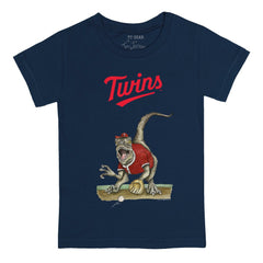 Minnesota Twins Tiny Turnip Youth Velociraptor T-Shirt - Navy - MLB Online