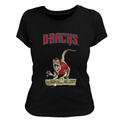 Arizona Diamondbacks Tiny Turnip Women's Velociraptor T-Shirt - Black - MLB Sale