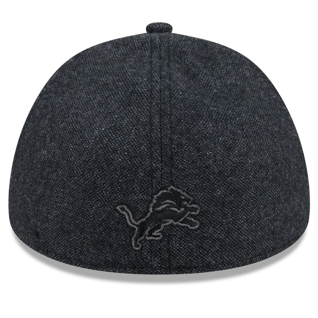 Detroit Lions New Era Peaky Duckbill Fitted Hat Gray