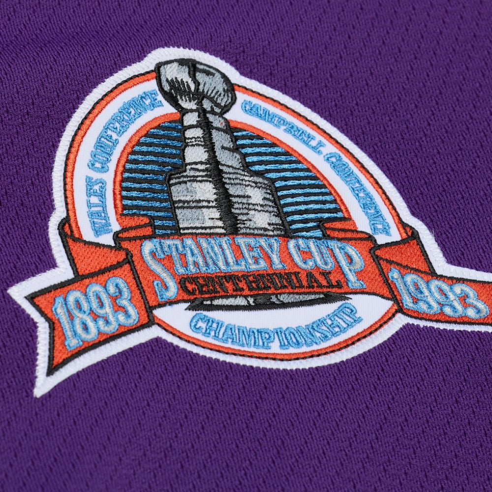 Los Angeles Kings Mitchell & Ness x Just Don Jersey Hoodie - Purple - NHL 203159313