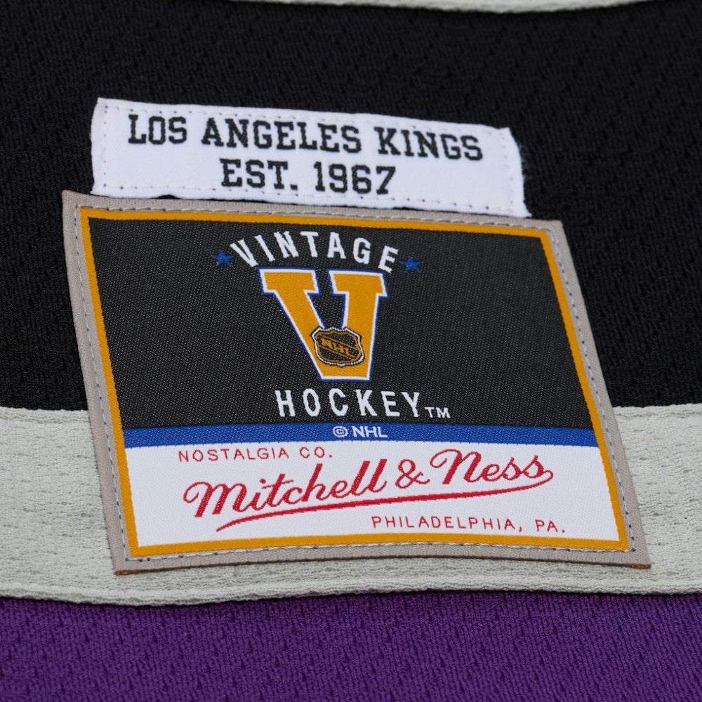 Los Angeles Kings Mitchell & Ness x Just Don Jersey Hoodie - Purple - NHL 203159313