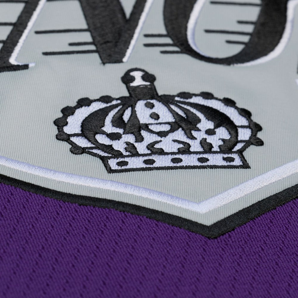 Los Angeles Kings Mitchell & Ness x Just Don Jersey Hoodie - Purple - NHL 203159313