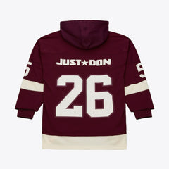 Detroit Red Wings Mitchell & Ness x Just Don Jersey Hoodie - Crimson - NHL 203159314