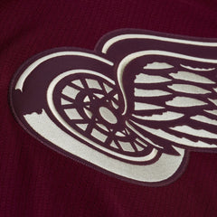 Detroit Red Wings Mitchell & Ness x Just Don Jersey Hoodie - Crimson - NHL 203159314