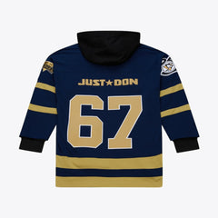 Pittsburgh Penguins Mitchell & Ness x Just Don Jersey Hoodie - Navy - NHL 203159317