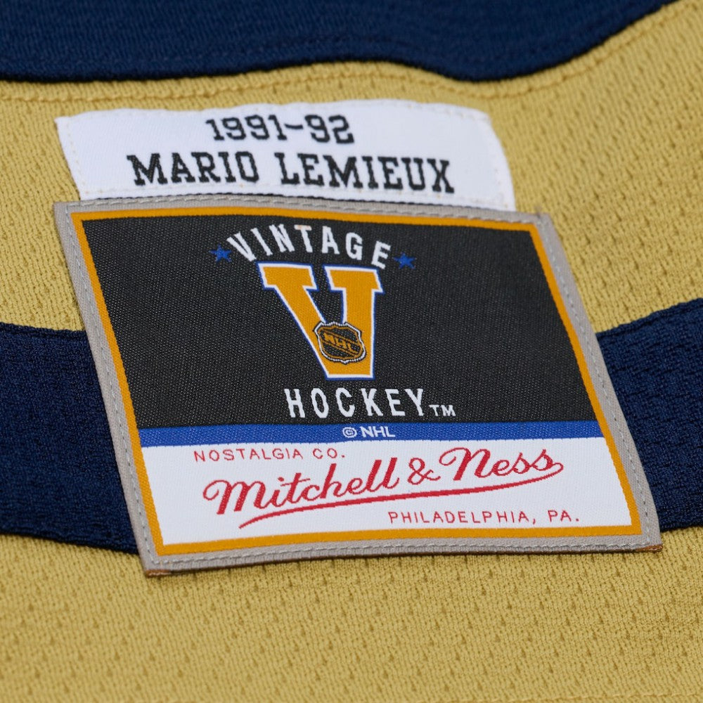 Pittsburgh Penguins Mitchell & Ness x Just Don Jersey Hoodie - Navy - NHL 203159317