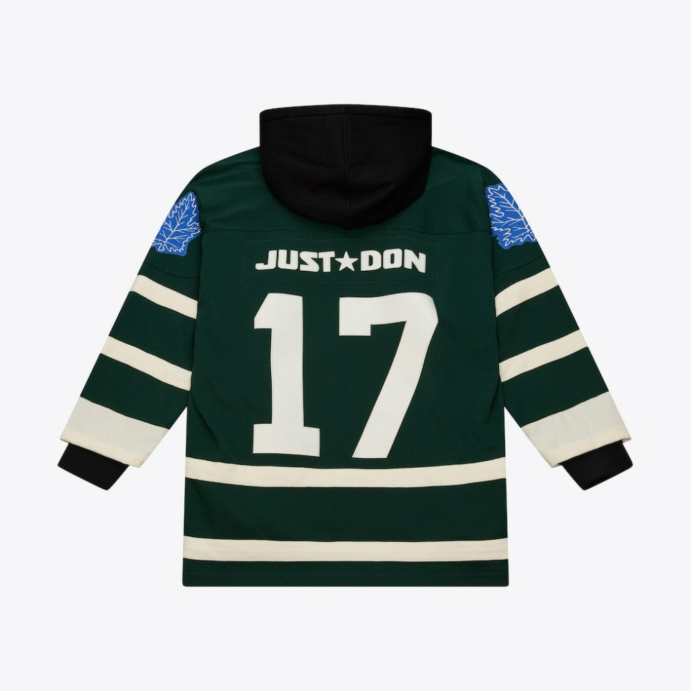 Toronto Maple Leafs Mitchell & Ness x Just Don Jersey Hoodie - Green - NHL 203159319