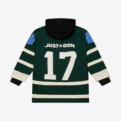 Toronto Maple Leafs Mitchell & Ness x Just Don Jersey Hoodie - Green - NHL 203159319
