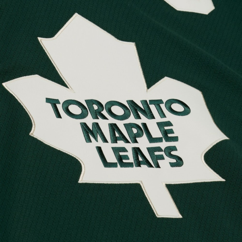 Toronto Maple Leafs Mitchell & Ness x Just Don Jersey Hoodie - Green - NHL 203159319