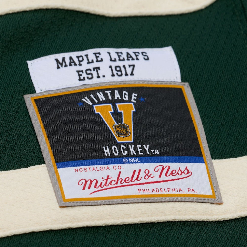 Toronto Maple Leafs Mitchell & Ness x Just Don Jersey Hoodie - Green - NHL 203159319