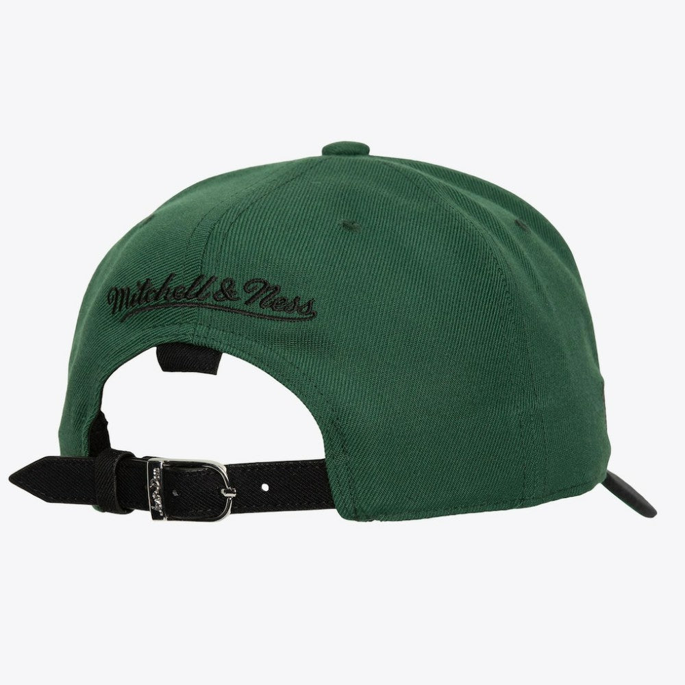 Chicago Blackhawks Mitchell & Ness x Just Don Wave Script Pro Strapback Hat - Green/Black - NHL 203159323