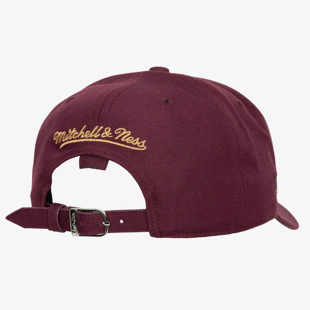 Florida Panthers Mitchell & Ness x Just Don Wave Script Pro Strapback Hat - Maroon - NHL 203159325