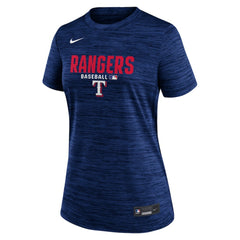 Texas Rangers Nike Women's Authentic Collection Velocity Dri-FIT T-Shirt - Royal - Nike on Sale
