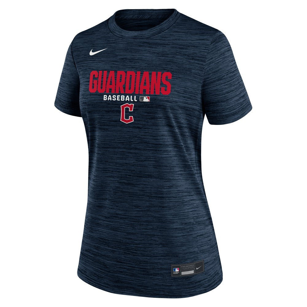 Cleveland Guardians Nike Women's Authentic Collection Velocity Dri-FIT T-Shirt - Navy - Nike Discount