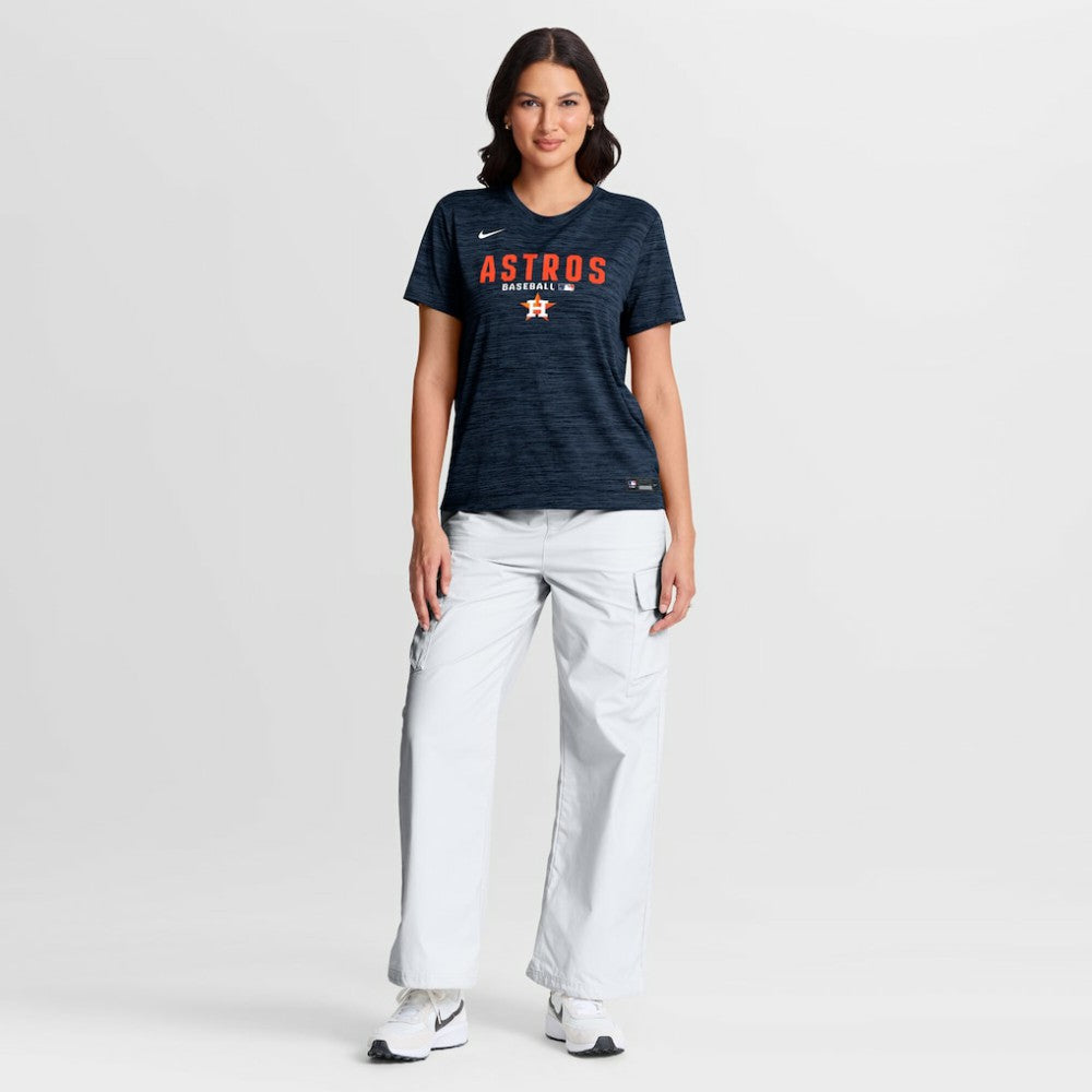 Houston Astros Nike Women's Authentic Collection Velocity Dri-FIT T-Shirt - Navy - Nike on Sale