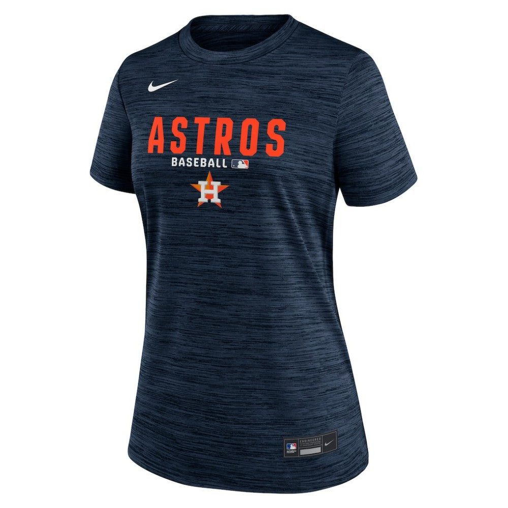 Houston Astros Nike Women's Authentic Collection Velocity Dri-FIT T-Shirt - Navy - Nike on Sale
